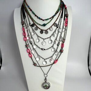 Statement Necklaces WHBM J Crew American Eagle Locket Charm 4 Pcs